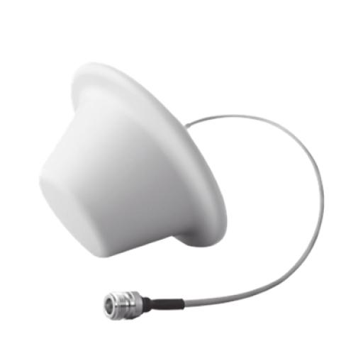 [EPCOM_CR-OCA0727S-3] Epcom Antena Domo Omnidireccional 698 ~ 960 MHz / 1710 ~ 2700 MHz, 1.5 dBi / 5 dBi, con conector N hembra.