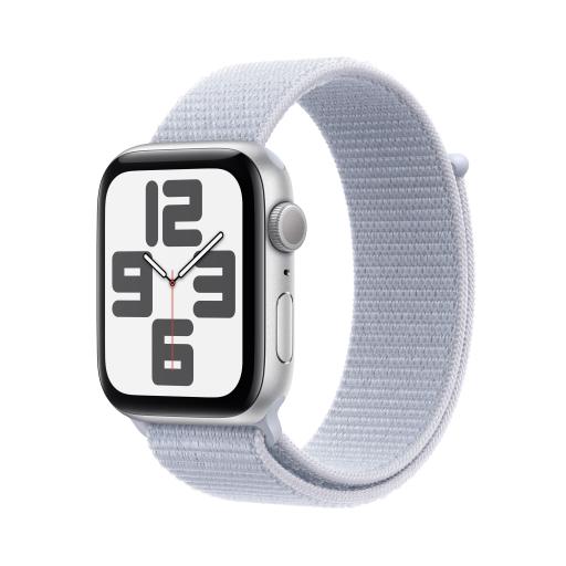[APPLE_MXET3CL/A] APPLE WATCH SE GPS 44MM SILVER ALUMINIUM CASE WITH BLUE CLOUD SPOR