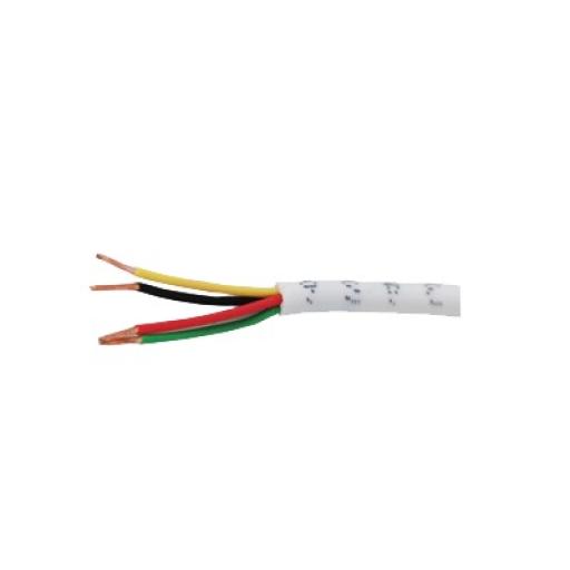 [HONEYWELLHOMERESIDEO_1103-1101] HONEYWELL HOME RESIDEO ( Venta por metro ) 4x22 AWG, Blanco, tipo CM/CL2, uso INTERIOR, para aplicaciones de alarma y automatización