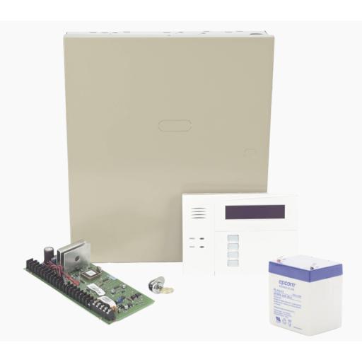 [HONEYWELLHOMERESIDEO_VISTA48LANB/6160RF] HONEYWELL HOME RESIDEO Kit de Panel de Alarma VISTA48LA con Gabinete, Teclado programador y Batería 