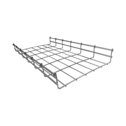 [CHAROFIL_MG-50-935BM] CHAROFIL Charola Bimetálica Tipo Malla 66/300 mm, Ideal Para Utilizarse al Exterior o Zonas Húmedas, Hasta 315 Cables Cat6, Tramo de 3 Metros