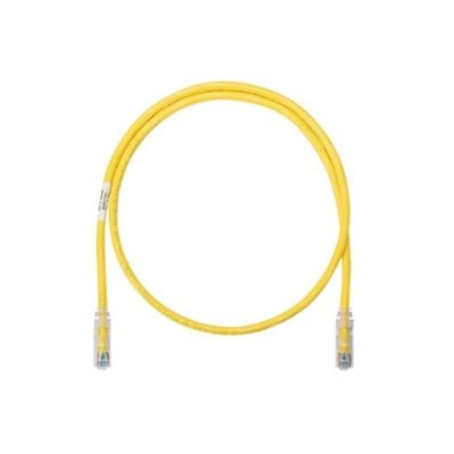 [PANDUIT_NK6PC14YLY] Panduit Cable de parcheo UTP Categoría 6, con plug modular en cada extremo - 4.3 m. - Amarillo