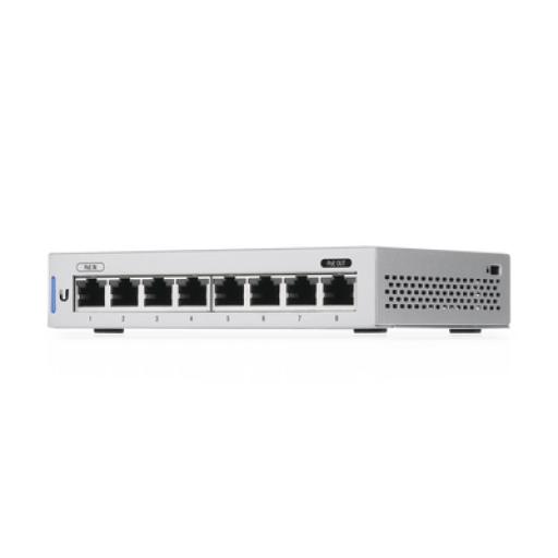 [UBIQUITINETWORKS_US-8] Ubiquiti Networks Switch UniFi Administrable capa 2 de 8 Puertos Gigabit (7 Ethernet y 1 PoE Pasivo 48V)