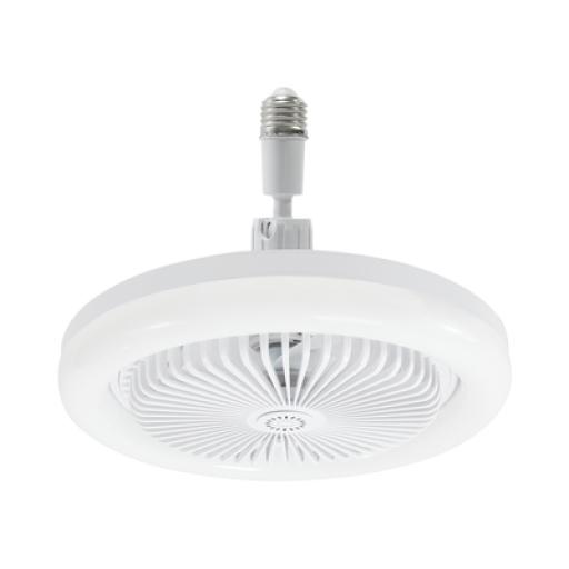 [JWJ_JLV-0112] JWJ Ventilador de Techo con Luminario LED de 110 V CA 50/60 Hz /  40 W / 3 Tonos de Luz (6500 - 4 000 - 2 700 K) / Diámetro 250 mm / 3 Velocidades / Dimeable.