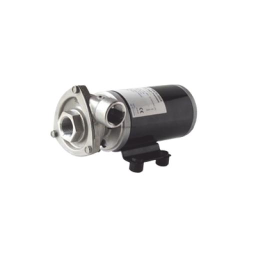 [JABSCO_50860-0012] JABSCO Bomba centrifuga Cyclone de alta presión a 12 Vcd, caudales de 21 GPM, presión máxima de 17 psi, en acero inoxidable 