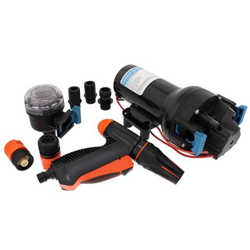 [JABSCO_P501J-119N-3A] JABSCO Bomba de diafragma controlada por presión para trabajos pesados ​​HotShot Wash Down de 12 Vcd