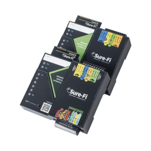 [SURE-FI_SFKDS004WIEGAND] Sure-Fi Convertidor de lectora para control de acceso (cableado a inalámbrico) / 1 Wiegand / 2 Relevadores / 2 Entradas / Atraviesa hasta 1.6 KM En Construcción o Material