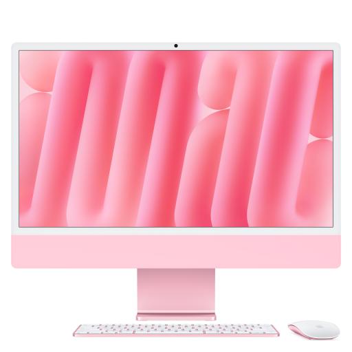 [APPLE_MWUG3E/A] Apple IMAC 24IN  4.5K  M4 8 CPU AND 8 GPU 16GB 256GB SSD  PINK