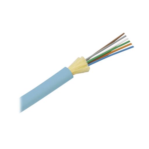 [PANDUIT_FODRZ12Y] Panduit Cable de Fibra Óptica de 12 hilos, Multimodo OM4 50/125 Optimizada, Interior, Tight Buffer 900um, No Conductiva (Dieléctrica), OFNR (Riser), Precio Por Metro