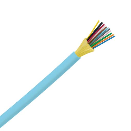 [PANDUIT_FODRZ12Y] Panduit Cable de Fibra Óptica de 12 hilos, Multimodo OM4 50/125 Optimizada, Interior, Tight Buffer 900um, No Conductiva (Dieléctrica), OFNR (Riser), Precio Por Metro