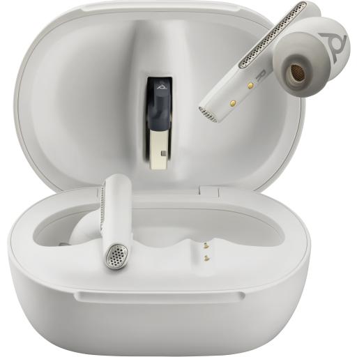[HP_7Y8G7AA] HP POLY VOYAGER FREE 60 UC M WHITE SAND EARBUDS BT700 USB-A ADAPTER TO