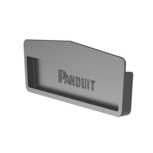 [PANDUIT_FREC12X4LBL] Panduit Tapa Final Para Canaletas FiberRunner™ 12x4, de Instalación a Presión, Color Negro