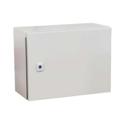[PRECISION_PST-5030-30A] Precision Gabinete de Acero IP66 Uso en Intemperie (500 x 300 x 300 mm) con Placa Trasera Interior Metálica y Compuerta Inferior Atornillable (Incluye Chapa y Llave T). Ideal para Centros de Carga y Tableros de Control