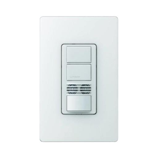 [LUTRON_MSB202SW] Lutron Interruptor con Sensor de Ocupación, Doble Tecnología Para Detección de Movimiento, Color Blanco