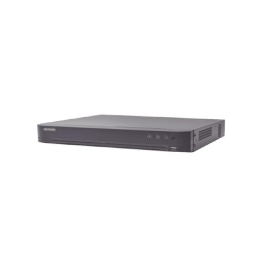 [HIKVISIONDIGITALTECHNOLOGY_IDS-7216HUHI-M2/XT] Hikvision Digital Technology DVR 16 Canales TURBOHD + 16 Canales IP / 8 Megapixel (4K) / Audio por Coaxitron / ACUSENSE / Reconocimiento Facial / 2 Bahías de Disco Duro / Salida de Video en 4K / H.265+