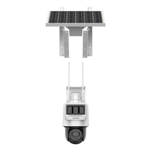 [HIKVISIONDIGITALTECHNOLOGY_DS-2DE2C400IWG-K/4G/C05S10/LA] Hikvision Digital Technology Kit Solar IP All in One / Doble Detección (Radar + PIR) / PT IP 4 Megapixel / Lente 4 mm / Panel Solar / Batería de Respaldo de Litio 50.76Wh / Conexión 4G / Audio de Dos Vías / Accesorios de Inst. / Direc