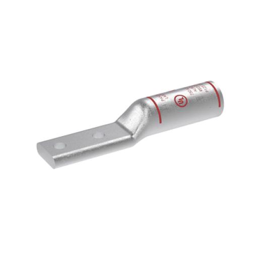 [PANDUIT_LAB750-12-24R] Panduit Terminal Conector de Compresión Bimetálica Pan-Lug™ 750 KCMIL, Aluminio Base con Recubrimiento Estañado, y dos Orificios de 1/2". Tambor con Compuesto que Inhibe el Óxido