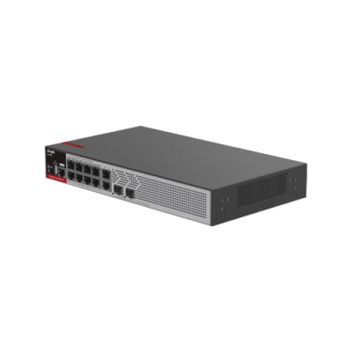 [RUIJIE_RG-S2915-10GT2MS-P-L] RUIJIE Switch PoE+ Empresarial 125 Watts, Administrable L2+, 8 Puertos PoE Gigabit , 2 Puertos Uplink Gigabit y 2 Puertos Uplink SFP 2.5G