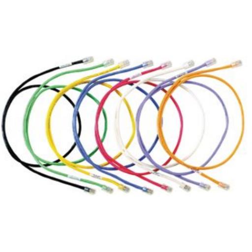 [PANDUIT_UTP28X10YL] Panduit Cable de Parcheo UTP Cat6A, CM/LSZH, Diámetro Reducido (28AWG), Color Amarillo, 10ft