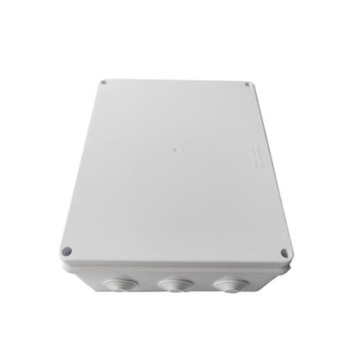 [LINKEDPRO_LP-WBX-300] Linkedpro Caja de Conexiones Impermeable IP65, 12 Entradas, Dimensiones 300 x 250 x 120 mm, para Instalaciones Industriales, Comerciales y Residenciales, Incluye Tornillería para su Instalación