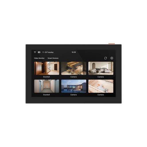 [EZVIZ_CS-SD7] EZVIZ Pantalla Inalámbrica / Con Batería Recargable 4600mAh / Wi-Fi / Ideal Para Escritoio o Pared  / Vista en Vivo de Cámaras EZVIZ / Compatible con Videoportero CS-HP7  para ver Cámara y Apertura Remota  / Audio de Dos Vías
