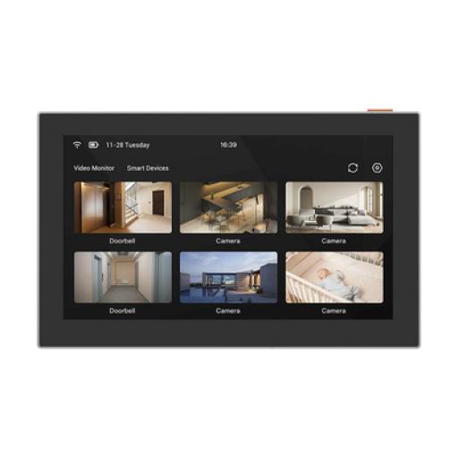 [EZVIZ_CS-SD7] EZVIZ Pantalla Inalámbrica / Con Batería Recargable 4600mAh / Wi-Fi / Ideal Para Escritoio o Pared  / Vista en Vivo de Cámaras EZVIZ / Compatible con Videoportero CS-HP7  para ver Cámara y Apertura Remota  / Audio de Dos Vías