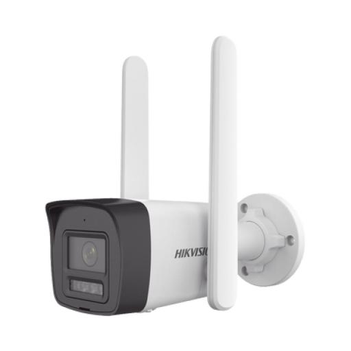 [HIKVISIONDIGITALTECHNOLOGY_DS-2CD1043G2-LIDUF/4G/SL/LA/FUS] Hikvision Digital Technology [Dual Light + 4G] Bala IP 4 Megapixel / Lente 2.8 mm / 30 mts IR + 30 mts Luz Blanca / Micrófono Integrado / ACUSENSE Lite / Exterior IP67 / H.265 / ONVIF / Micro SD