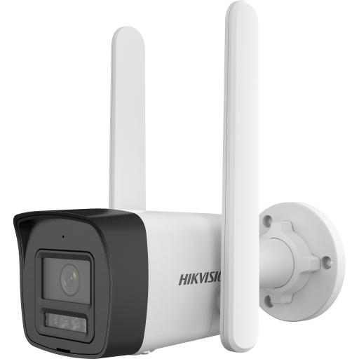 [HIKVISIONDIGITALTECHNOLOGY_DS-2CD1043G2-LIDUF/4G/SL/LA/FUS] Hikvision Digital Technology [Dual Light + 4G] Bala IP 4 Megapixel / Lente 2.8 mm / 30 mts IR + 30 mts Luz Blanca / Micrófono Integrado / ACUSENSE Lite / Exterior IP67 / H.265 / ONVIF / Micro SD