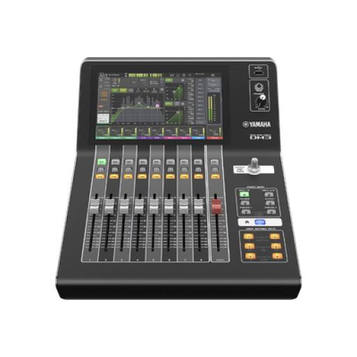 [YAMAHA_DM3] YAMAHA Mezcladora digital  para grabación o en vivo 16 x 8 pantalla tactil 9" con puertos Dante incorporado
