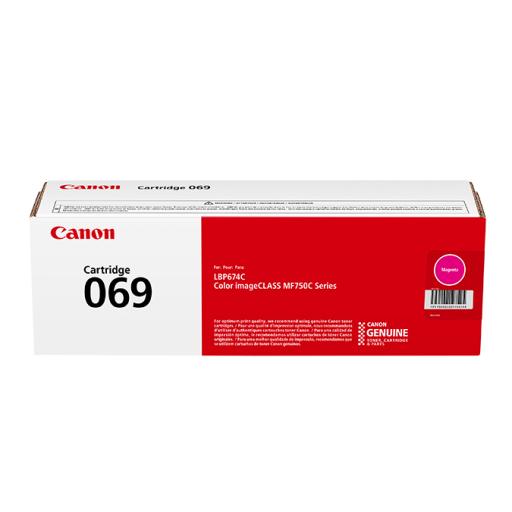 [CANON_5092C001AA] Canon Cartucho de Toner Canon 069 Rendimiento 1900 Páginas Magenta