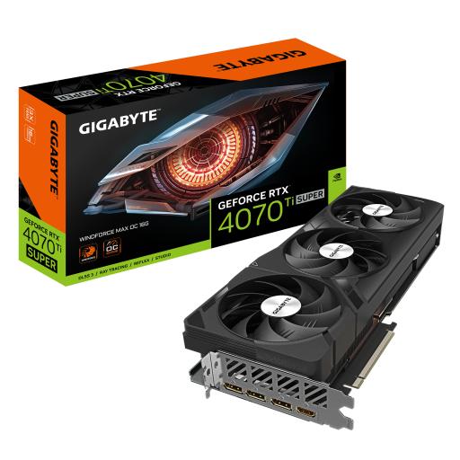 [GIGABYTE_GV-N407TSWF3MAX OC-16GD] TARJETA DE VIDEO GIGABYTE (GV-N407TSWF3MAX OC-16GD) RTX 4070, 16GB GDDR6, PCIE 4.0, HDMI, 3*DP,3 FAN