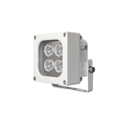 [HYPERLUX_HL120WH10W] HYPERLUX Iluminador LED de Alta Potencia | Luz Blanca | 10 Metros de Iluminación | Cobertura 120° | IP66 | Bajo Consumo de Energía | Fotocélula Incorporada | Soporte en “U” | Carcasa de Aluminio | Alta Transmitancia de Luz. | C