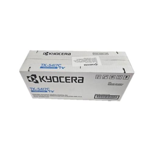 [KYOCERA_1T02Z7CUS0] KYOCERA Toner kyocera TK-5417c  Cyan Rendimiento aprox. 13mi imp TaskAlfa PA4500ci/MA4500ci