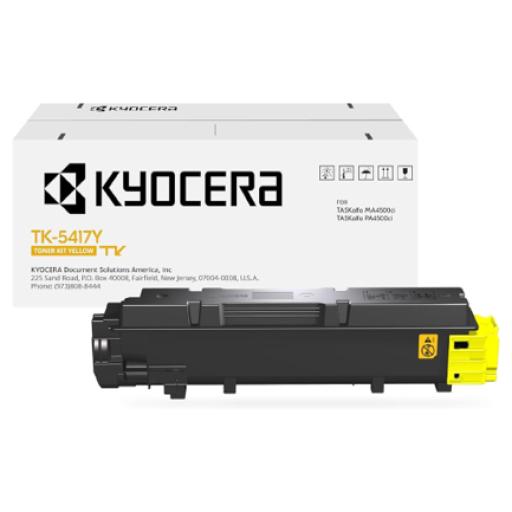 [KYOCERA_1T02Z7AUS0] KYOCERA Toner kyocera TK-5417y Amarillo Rendimiento aprox. 13mi imp TaskAlfa PA4500ci/MA4500ci