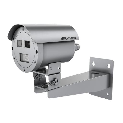 [HIKVISIONDIGITALTECHNOLOGY_DS-2TD2568T-15/G0/T1Y] Hikvision Digital Technology Bala IP Térmica Dual / Termico 7 mm (256 X 192) + Óptico 4 mm (4 MP) / Termométrica / Detección de Temperatura / IP68 / 30 mts IR / Antiexplosión / Anticorrosión