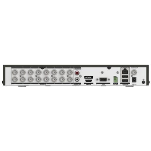 [EPCOMPROFESSIONAL_EX-5016TURBO] EPCOM PROFESSIONAL DVR 16 Canales TURBOHD + 8 Canales IP / 5 Megapixel Lite - 3K Lite / Audio de Dos Vías por Coaxitron / Reconocimiento Facial / ACUSENSE (Evista falsas alarmas) / 1 Bahía de Disco Duro / Salida de Video en Full HD
