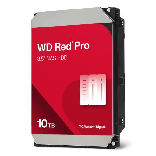 [WESTERNDIGITAL_WD103KFBX] Western Digital Disco Duro Red Pro de 10TB / 7200 RPM / Optimizado para NAS / Uso 24-7 / 5 Años de Garantia