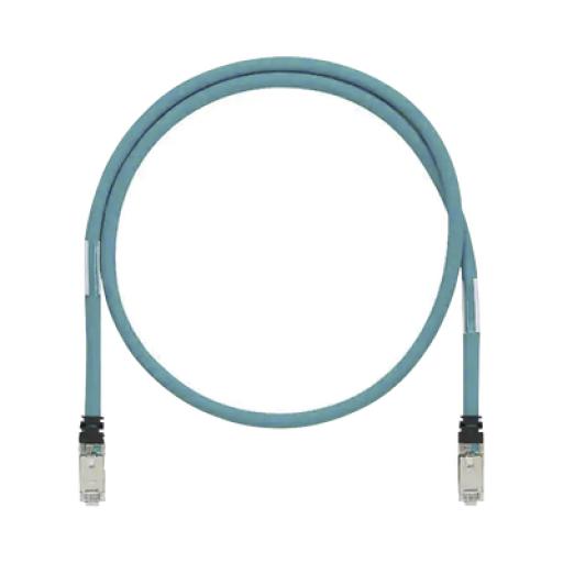 [PANDUIT_ISTPH6X2MTL] Panduit Patch Cord Cat6A de Grado Industrial 600V, Blindado SF/UTP, Calibre 26 AWG, Color Aqua, 2 m
