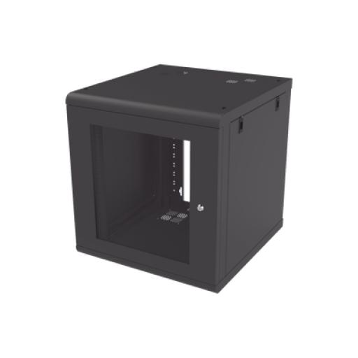 [LINKEDPRO_SR-1912-GN2G] Linkedpro Gabinete de Pared 12U de 635 mm de Profundidad, Rack de 19'' en Acero Reforzado: Compacto y Resistente para Soluciones Profesionales