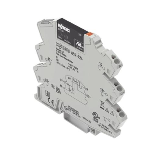[WAGO_857-724] WAGO RELE ESTADO SOLIDO 24 VCC;RANGO DE TENSION DE SALIDA 0…24 VDC CORRIENTE PERMANENTE LIMITE 3 A
