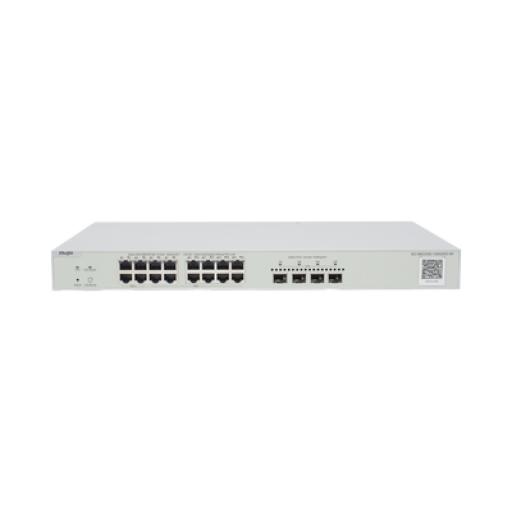 [RUIJIE_RG-NBS3300-16MG4XS-HP] RUIJIE Switch Multi-Gigabit PoE++ hasta 370W, Capa 2 con 4 Puertos 2.5G (90W), 12 Puertos 2.5G (30W) y 4 Uplink SFP+ 10G , Administrable Cloud, Diseñado Para Access Points WiFi 6/7