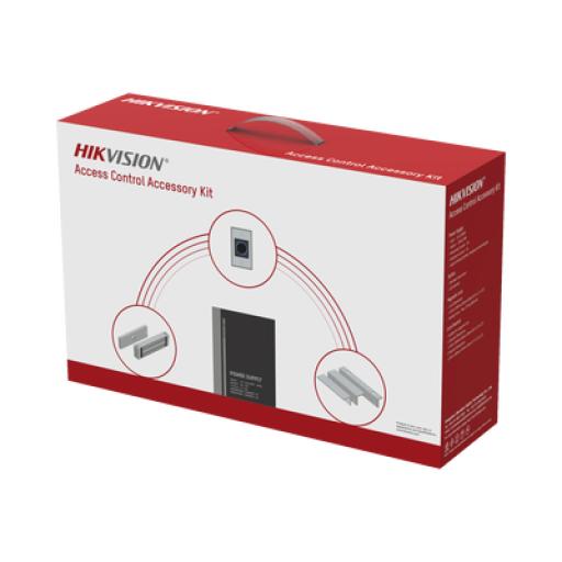 [HIKVISIONDIGITALTECHNOLOGY_DS-KAS-7M01] Hikvision Digital Technology Kit de Accesorios para Ctrl de Acceso / Fuente 12 Vcd 2 A, Botón de Salida y Chapa Magnética 600 Lbs / Para instalación de control de acceso autónomo (Facial Min Moe, Teclados, Lectores de Huella etc)