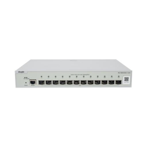 [RUIJIE_RG-NBS5500-12XS] RUIJIE Switch Administrable Full Aggregation Capa 3, 12 Puertos SFP+ 10G y un Puerto MGMT