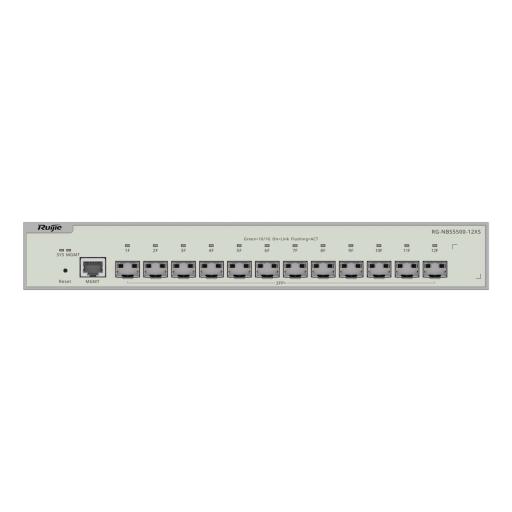 [RUIJIE_RG-NBS5500-12XS] RUIJIE Switch Administrable Full Aggregation Capa 3, 12 Puertos SFP+ 10G y un Puerto MGMT