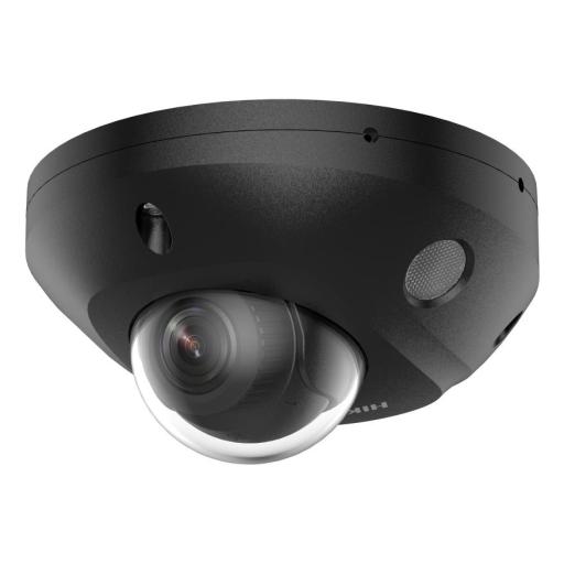 [HIKVISIONDIGITALTECHNOLOGY_DS-2CD2543G2-LIS2U(BLACK)] Hikvision Digital Technology [Dual Light + 2 Micrófonos Integrados] Mini Domo IP 4 Megapixel / Color Negro / Lente 2.8 mm / 30 mts Luz Blanca + 30 mts IR / ACUSENSE / Exterior IP67 / IK08 /  WDR 120 dB / PoE / ONVIF / Alarmas I/O / Micro SD / ACUSEARCH