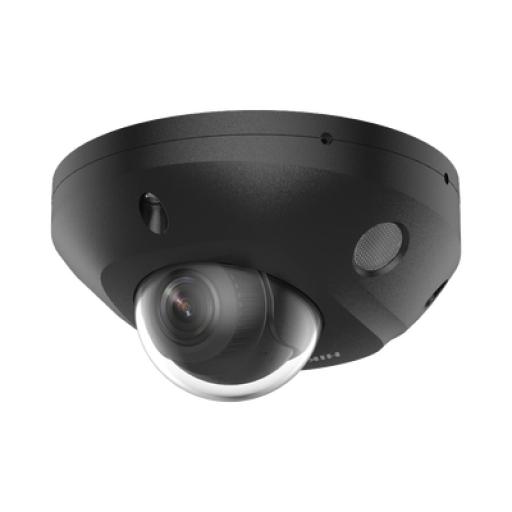 [HIKVISIONDIGITALTECHNOLOGY_DS-2CD2543G2-LIS2U(BLACK)] Hikvision Digital Technology [Dual Light + 2 Micrófonos Integrados] Mini Domo IP 4 Megapixel / Color Negro / Lente 2.8 mm / 30 mts Luz Blanca + 30 mts IR / ACUSENSE / Exterior IP67 / IK08 /  WDR 120 dB / PoE / ONVIF / Alarmas I/O / Micro SD / ACUSEARCH