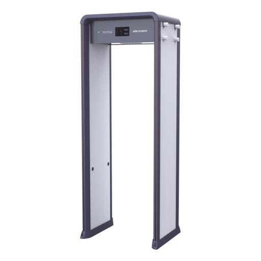 [HIKVISIONDIGITALTECHNOLOGY_ISD-SMG533L] Hikvision Digital Technology Arco Detector de Metales de 33 Zonas con Pantalla LCD de 7" / Conteo de personas y Alarmas / Ajuste de Sensibilidad e Interferencias