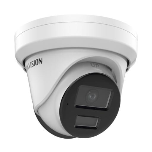 [HIKVISIONDIGITALTECHNOLOGY_DS-2CD3346G2-ISU(H)] Hikvision Digital Technology Turret IP 4 Megapixel / Lente 2.8 mm / 40 mts IR / Exterior IP67 / DARKFIGHTER / Audio y Alarma I/O / PoE / ONVIF / Micro SD / 4 Analíticos: AcuSense, Deteccion Facial, Conteo de Personas por Cruce y Zona