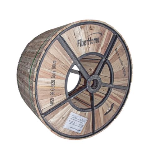 [FIBERHOME_OC-ADSS-96C-S200/4KM] FiberHome Carrete de 4 km de Fibra Óptica Aérea (ADSS) G.652D, Monomodo de 96 Hilos, Exterior, Span 200, Loose Tube