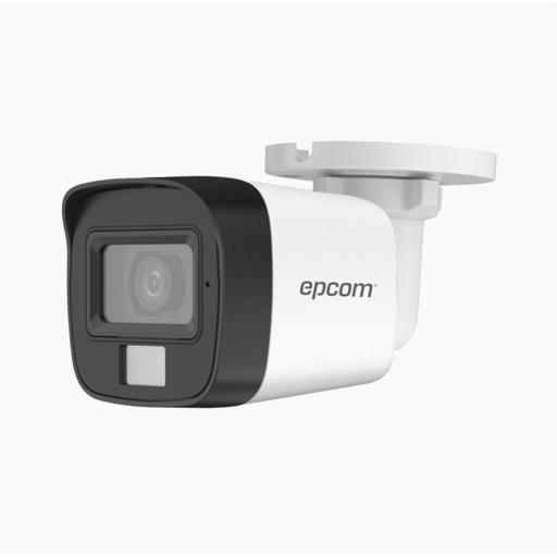 [EPCOMPROFESSIONAL_B3K-TURBO-DL] EPCOM PROFESSIONAL [Dual Light + ColorVu] Bala TURBOHD 3K (5 Megapixel) / Lente 2.8 mm / 30 mts IR + 20 mts Luz Blanca / Gran Angular 104.9° / Exterior IP67 / Micrófono Integrado / dWDR / 4 Tecnologías / Metal